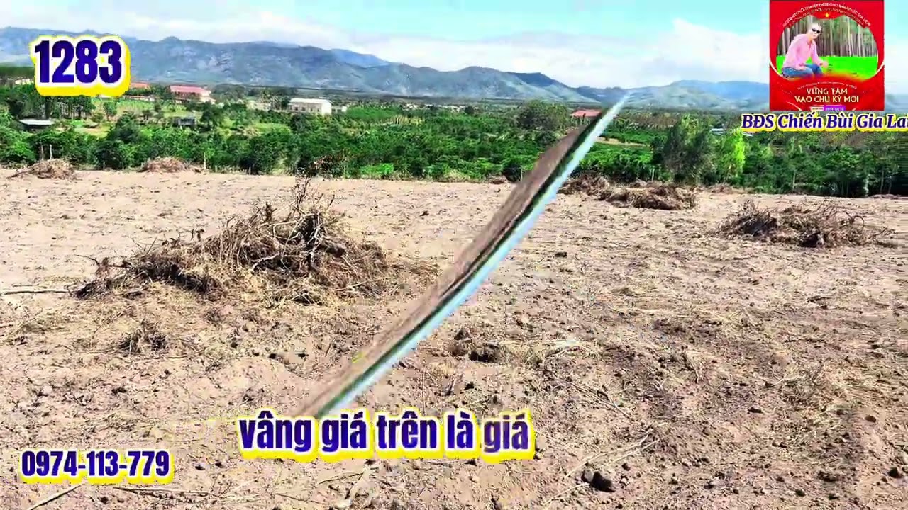 1.98ha đất rẫy trong khu dân cư gia lai,đã múc xới sạch sẽ tơi xốp,giá suối nước lớn,có điện 1fa
