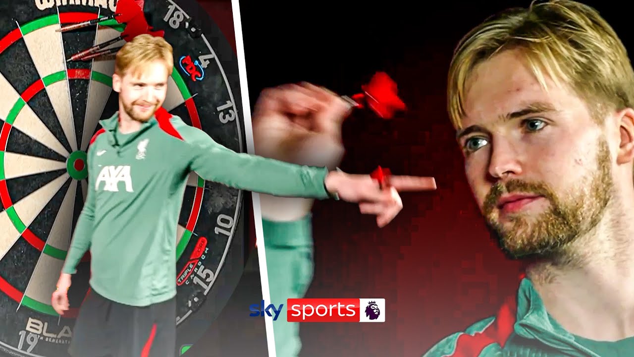 Caoimhin Kelleher impresses on nine dart challenge! 🎯