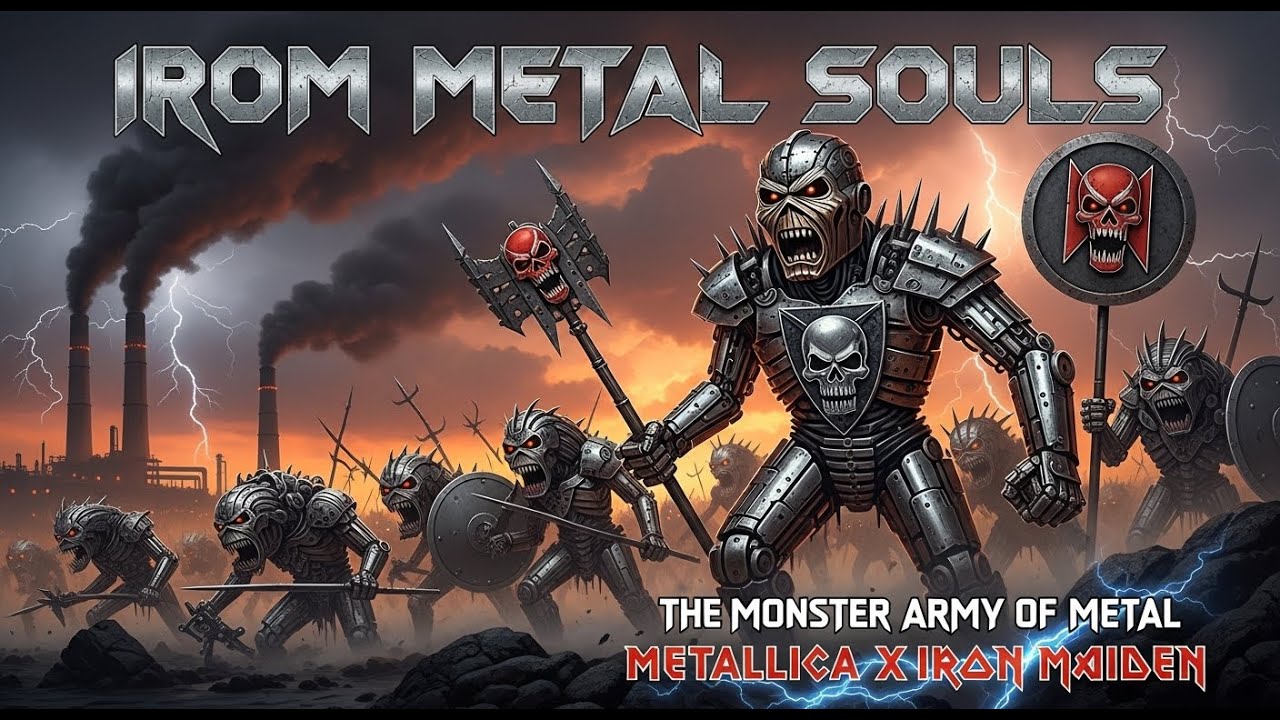 Best Music Iron Metal Souls 🔥 The Monster Army of Metal 🤘 Metallica X Iron Maiden