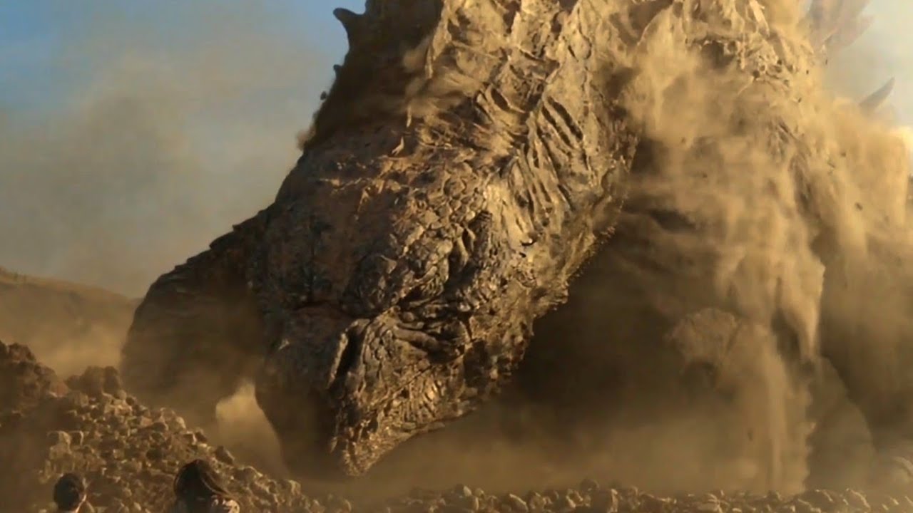 Godzilla Awakening in Desert Scene - Monarch Legacy of Monsters