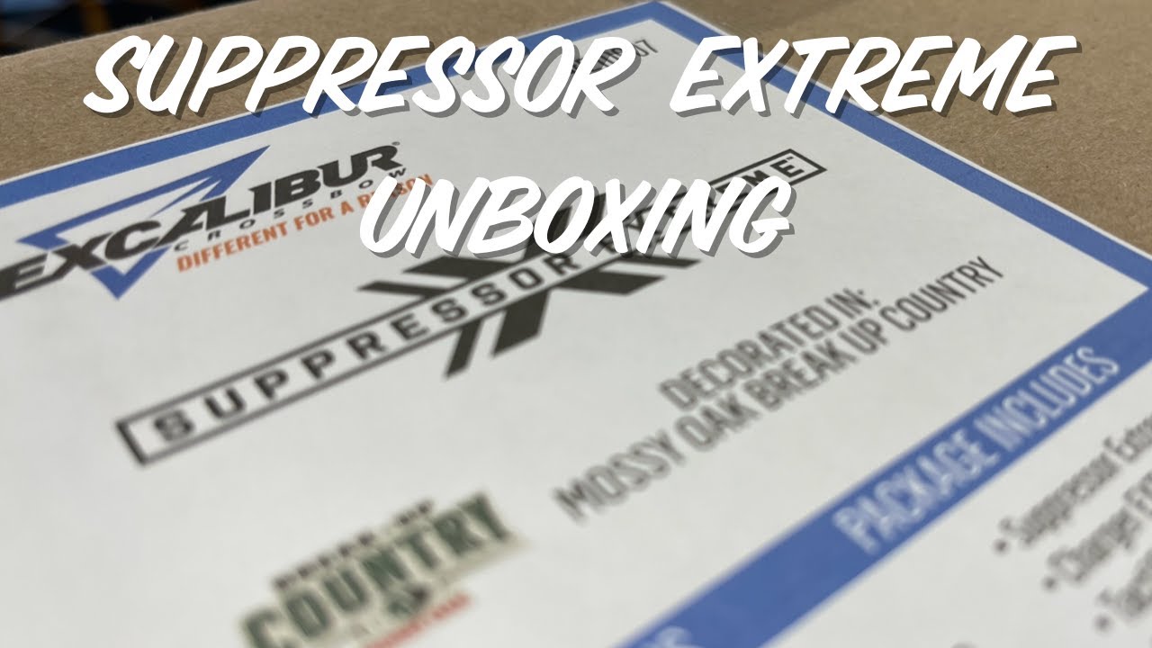 Арбалет Excalibur Suppressor Extreme — инструкции по распаковке и сборке