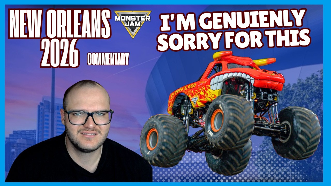 THE WORST COMMENTARY EVER? Monster Jam New Orleans 1 2026 Commentary