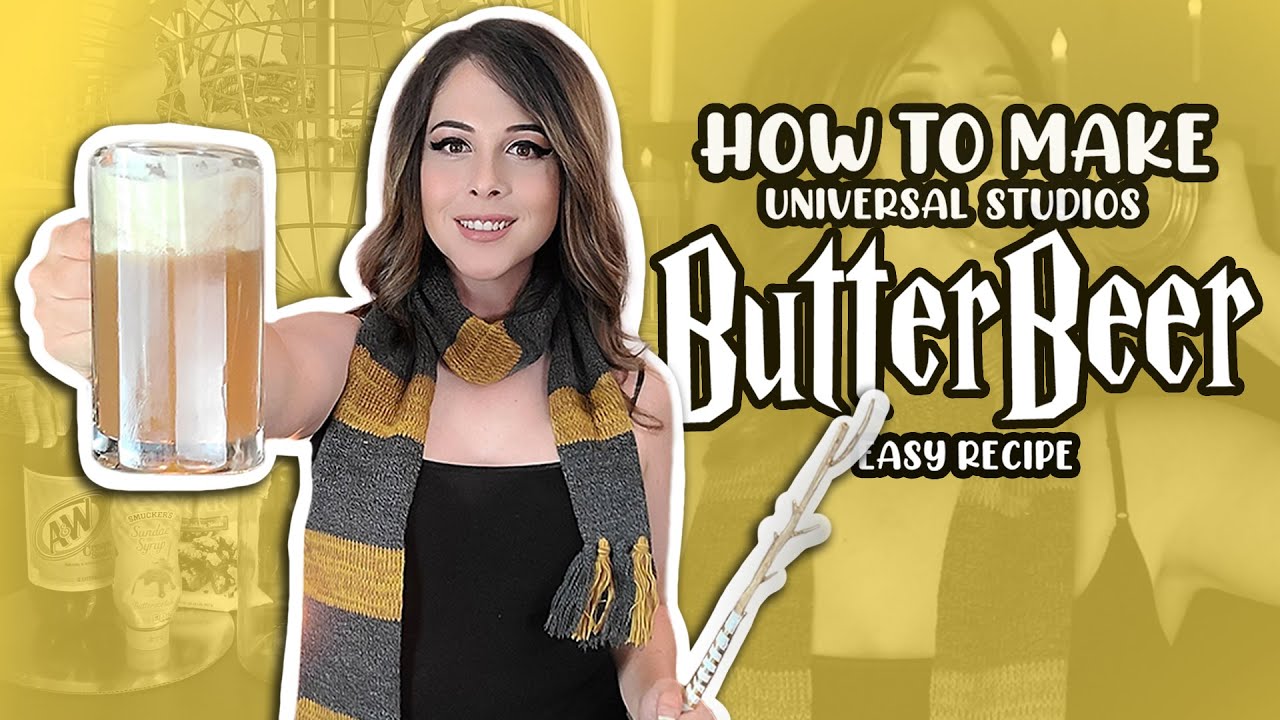 How to Make Harry Potter Butterbeer | DIY | Easy Recipe | Universal Studios | MikaelaVille