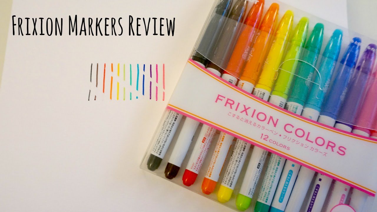 Pilot Frixion Markers Review - Erasable Markers