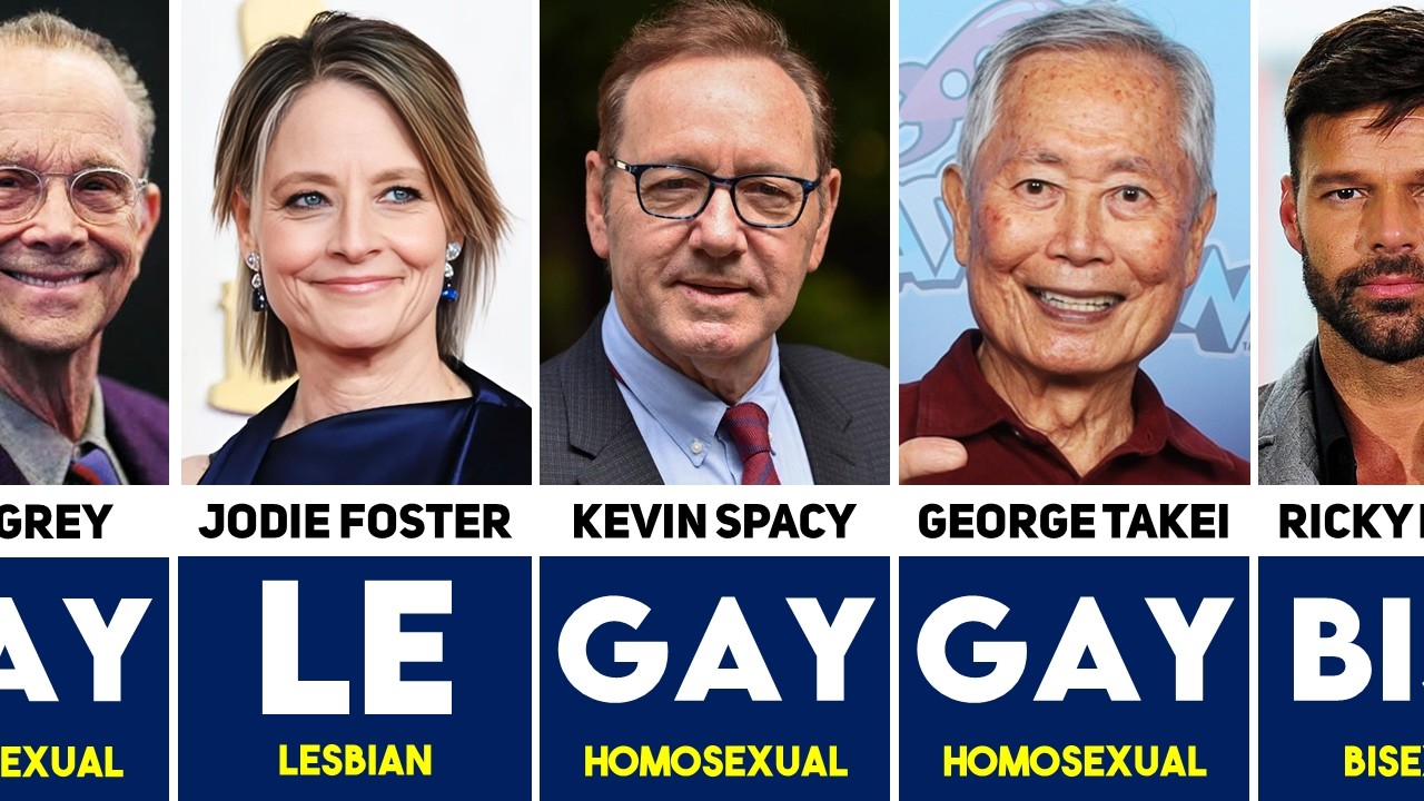 50 REAL GAY and LESBIAN Actors in Hollywood You Didn't Know About!