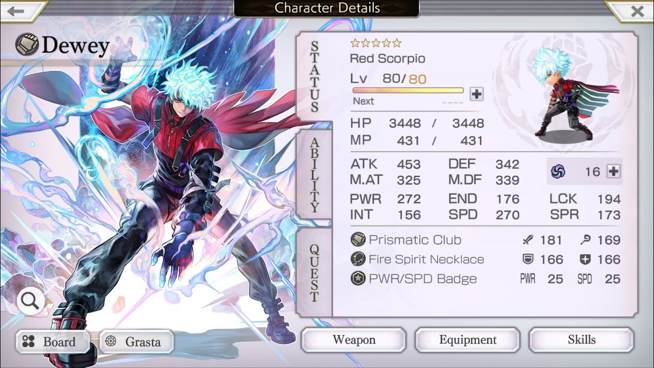 Another Eden 2.11.300 Alter Dewey 5* Review, Skills & Gameplay (SON'S ACCOUNT): Elemental Zone KING!