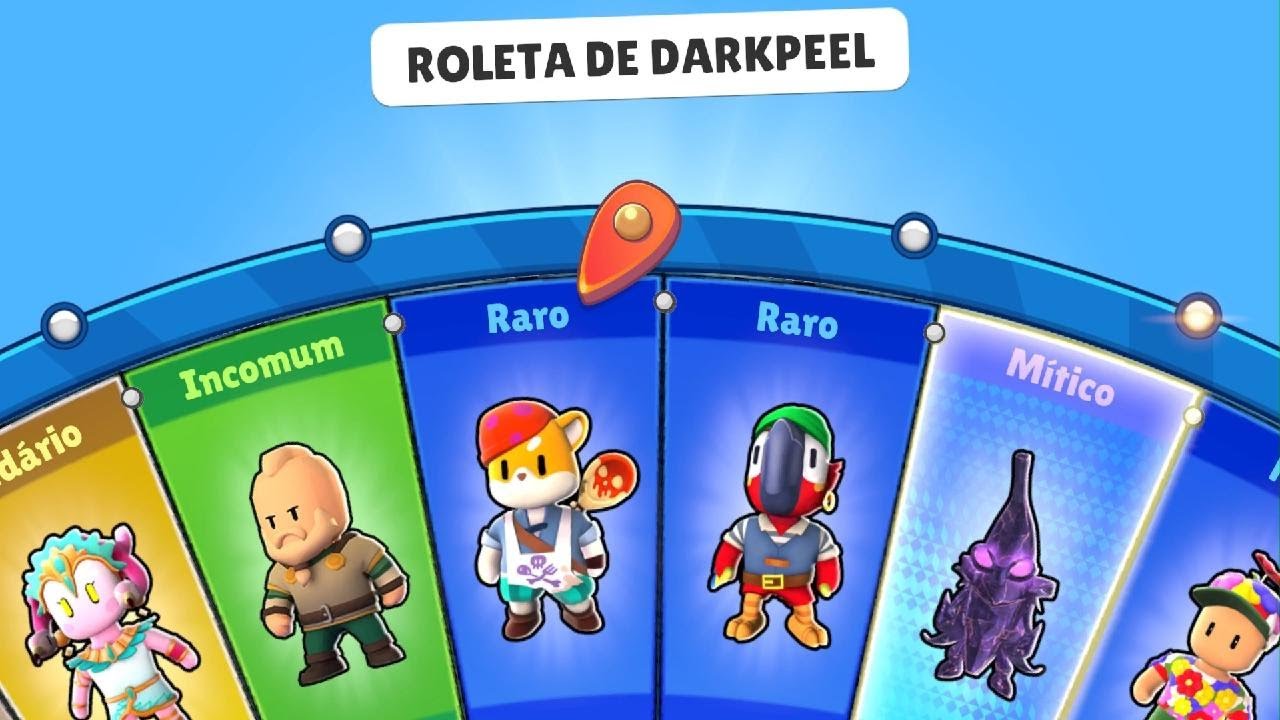 Ganhei varias skins raras no Stumble Guys!