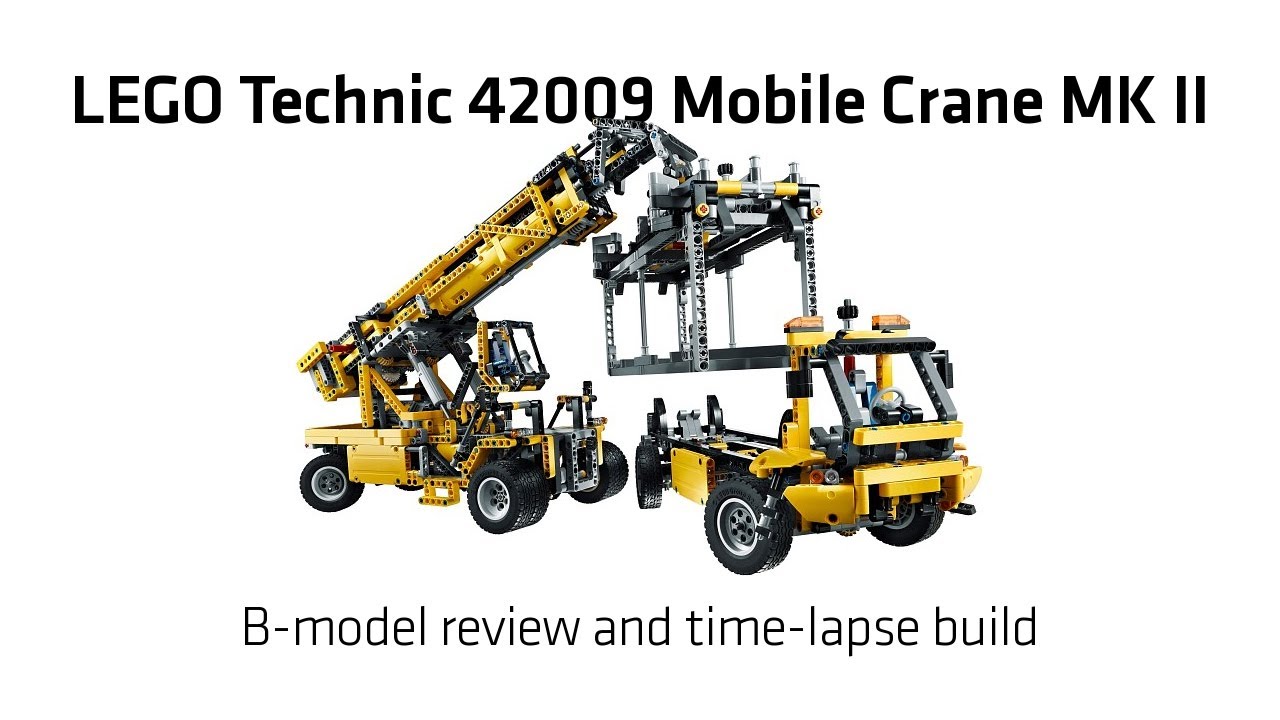 Lego Technic 42009 Mobile Crane MK II B-model Build & Review