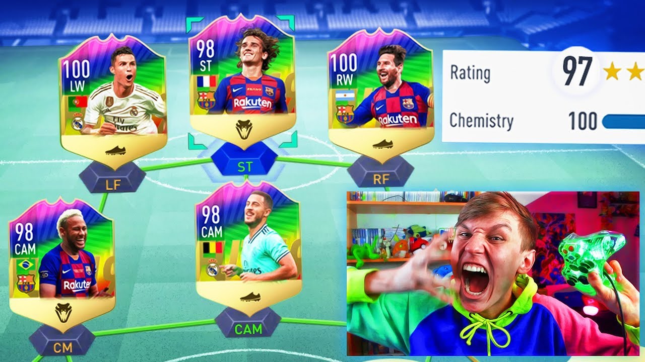 197 RATED FULL RAINBOW FUT DRAFT!! (FIFA 19)
