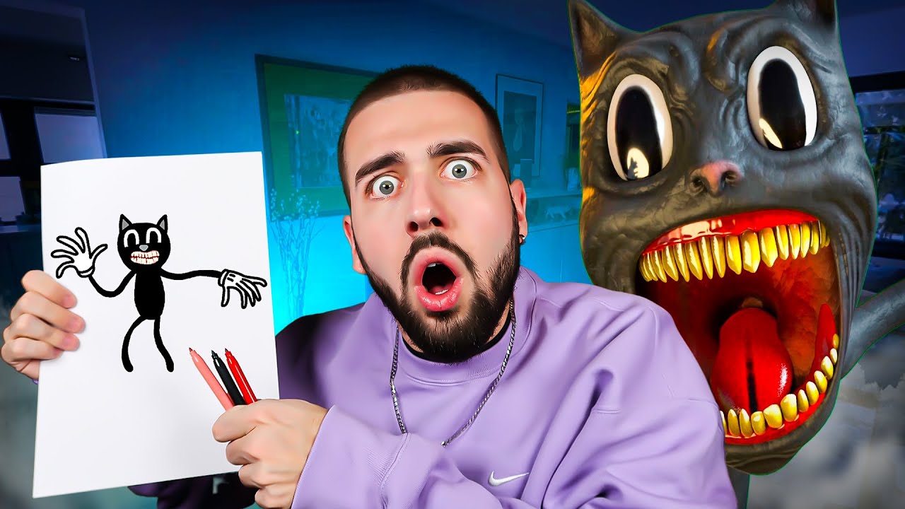 Ce que JE DESSINE DEVIENT RÉEL dans la VRAIE VIE ! 😨 CARTOON CAT !