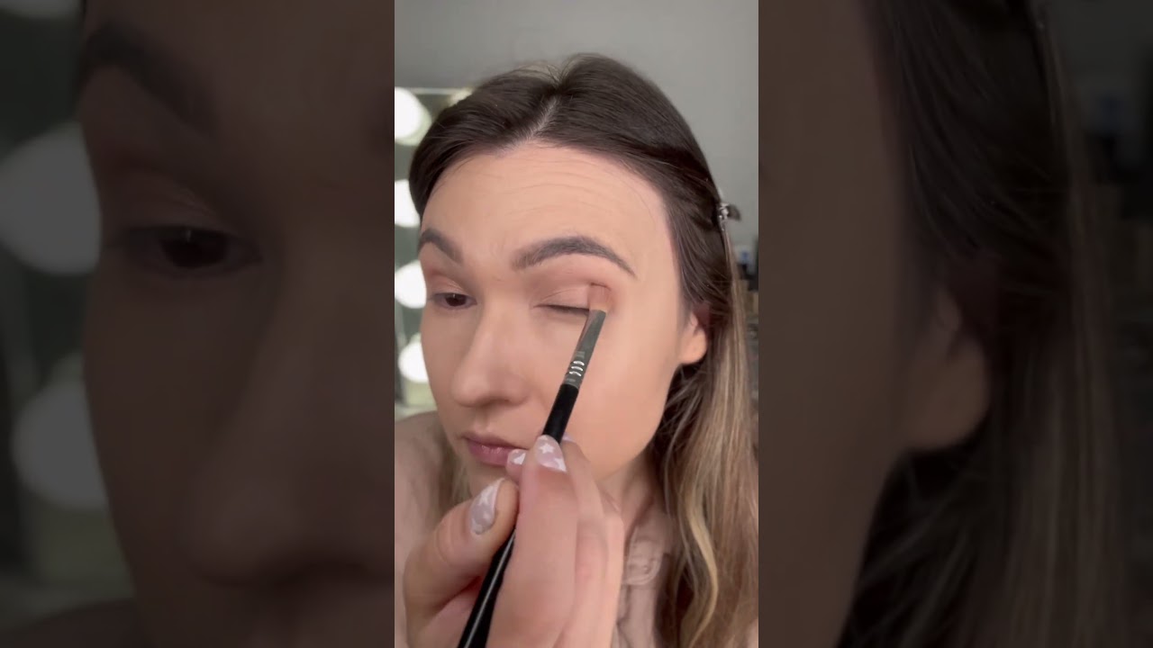 Testing the ✨New✨ MAC Unfiltered Nudes Palette #shorts #eyeshadowtutorial #grwm #getreadywithme