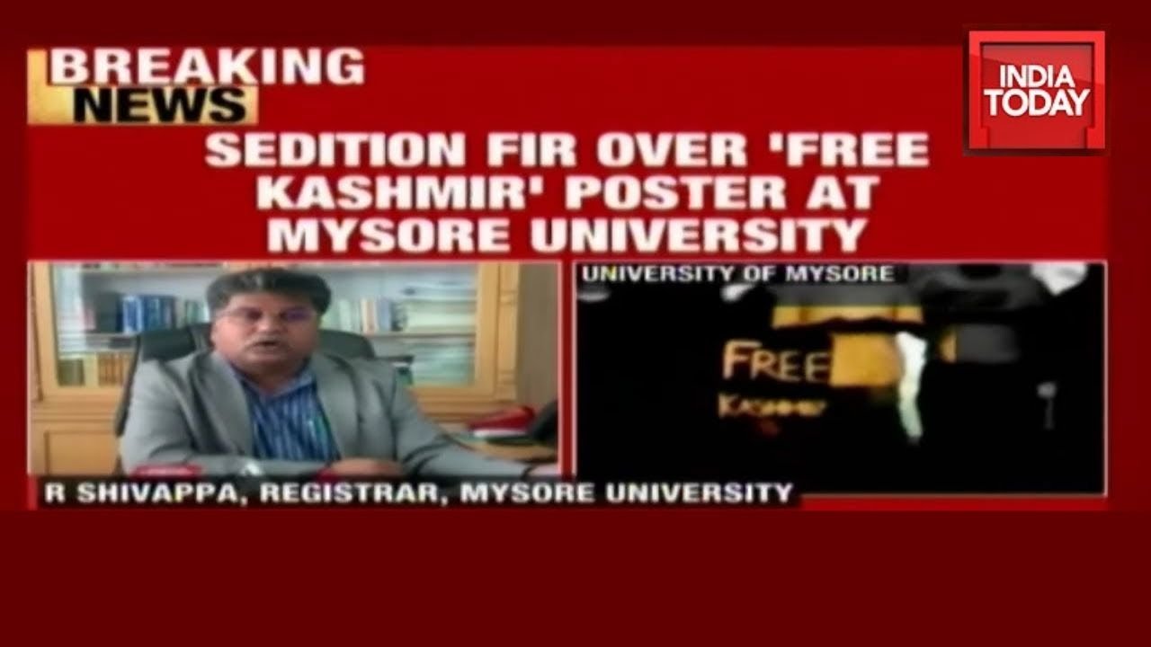 FIR Over 'Free Kashmir' Poster At JNU Solidarity Protest, Organiser Booked Under Sedition Charges