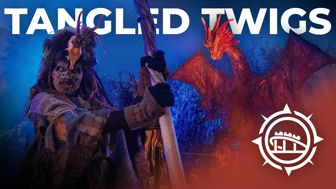 🇳🇱 WALIBI HOLLAND: Tangled Twigs | Scare zone Walkthrough 4K