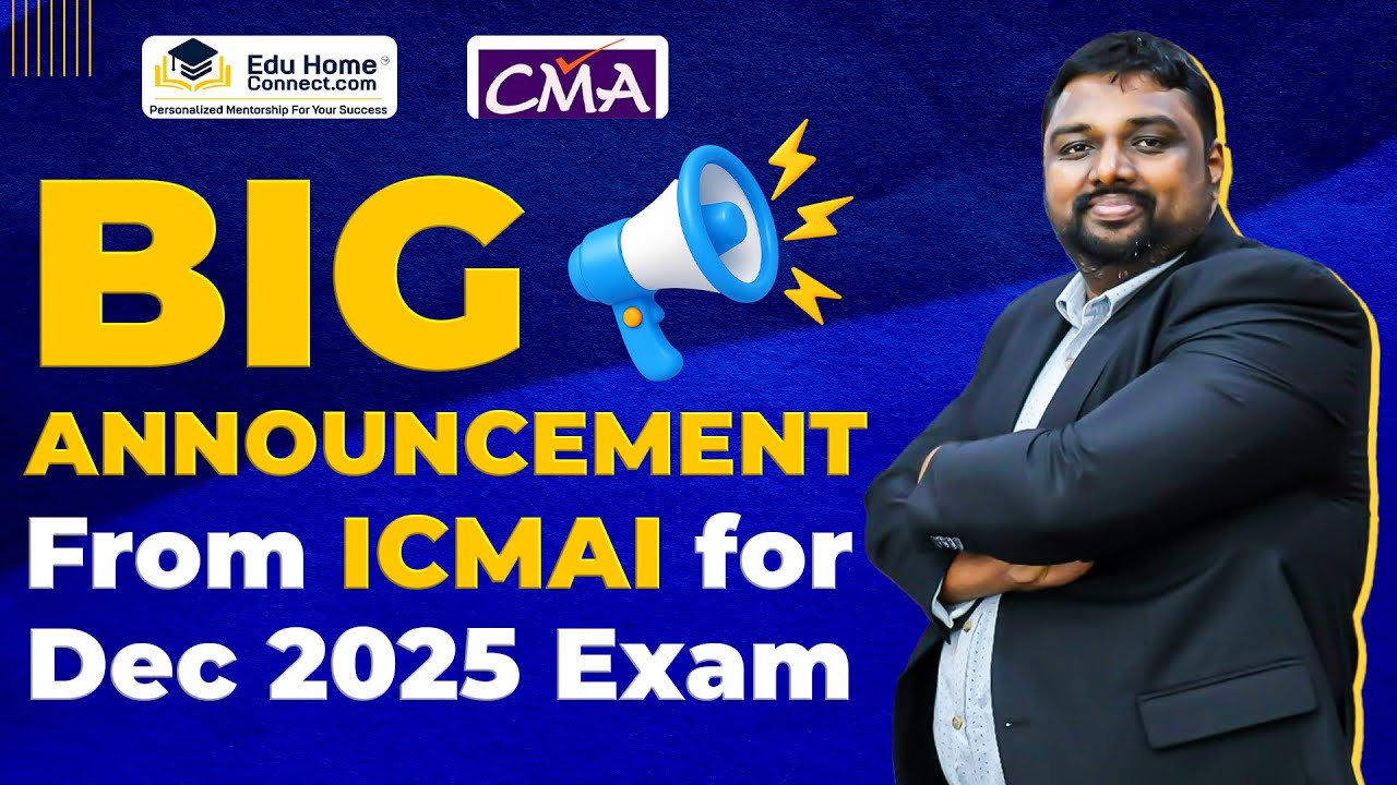 Внимание, претенденты на получение сертификата CMA Inter & Final! ICMAI выпустил самый мощный инс...