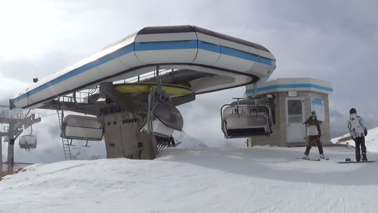 Risalita integrale seggiovia Leitner "Serodine" - Passo del Tonale (BS) / Sessellift / Chairlift