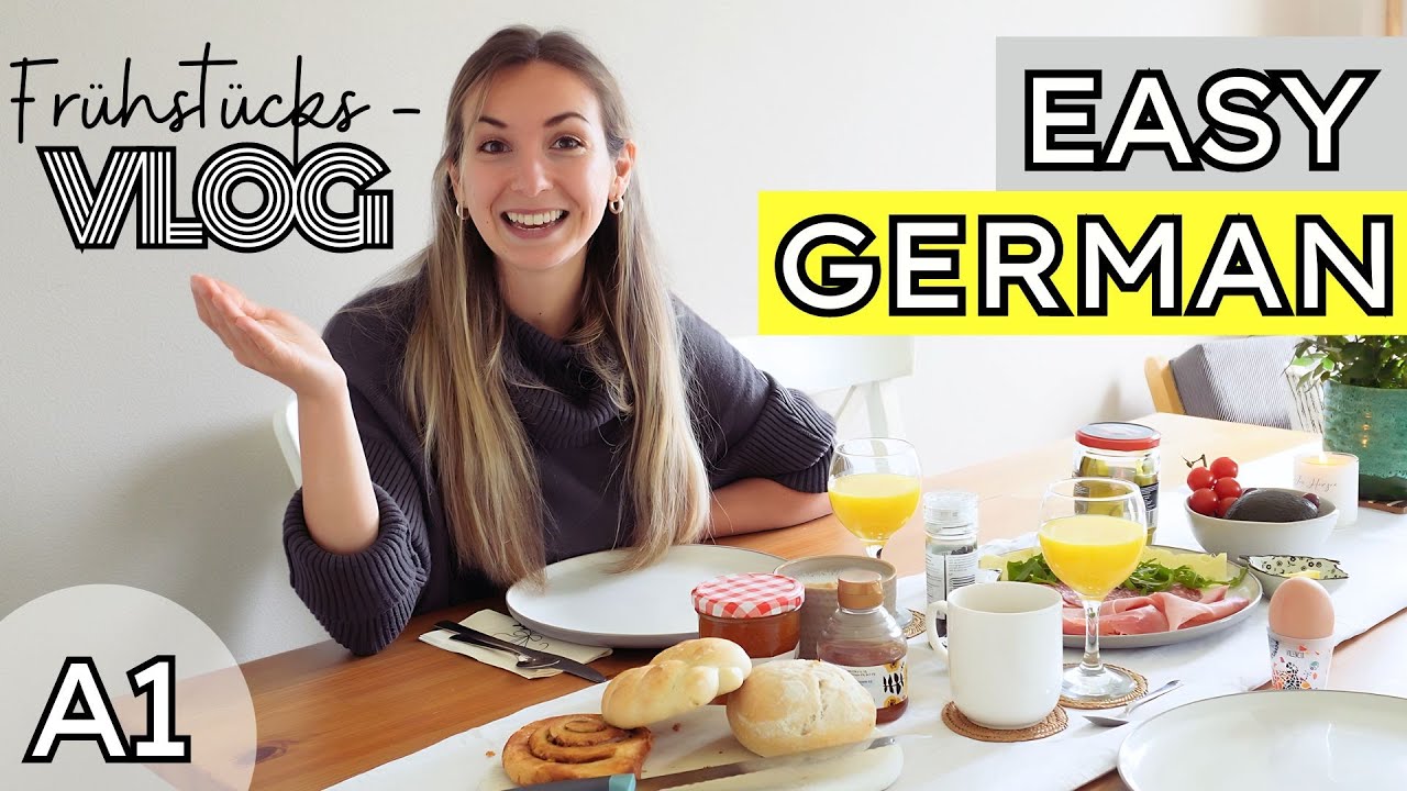 Easy German Vlog for Absolute Beginners | COMPREHENSIBLE INPUT
