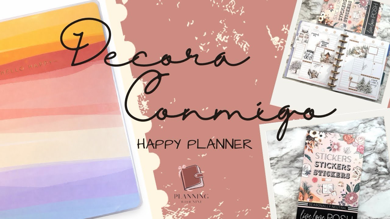Decora Conmigo •• Happy Planner / Vista Semanal