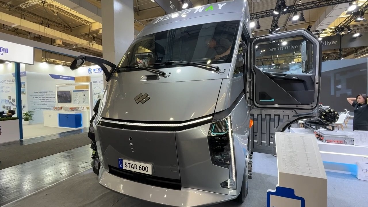 New 2027 DeepWay Star 600 Electric &ndash; 0.35 Cd Aero Semi Rig Walkaround at IAA Transportation