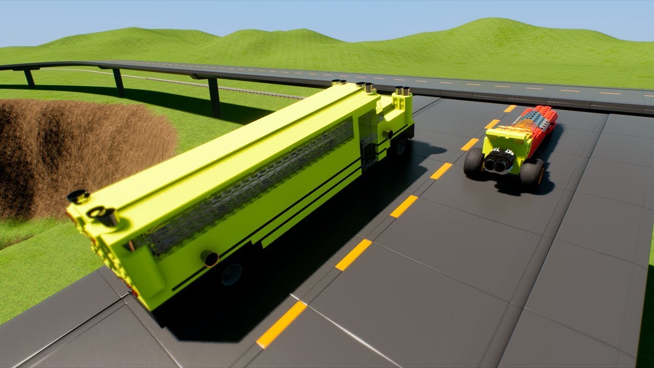 SALTANDO COM CARROS ,O DOLINHO PERDEU FEIO! BRICK RIGS
