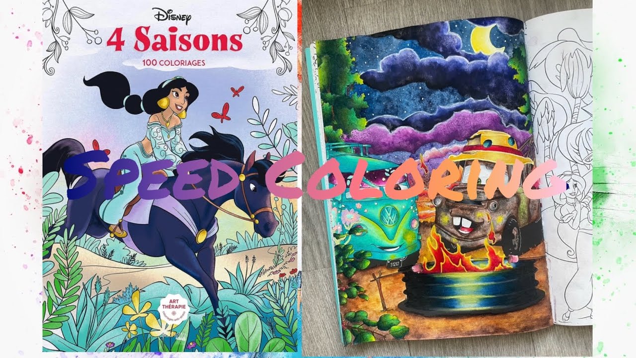 Speed Coloring « Cars » / Véronique Hermouet 4 saisons