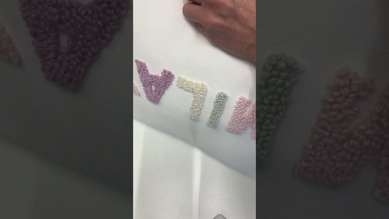 Let's make a Punch Needle cushion