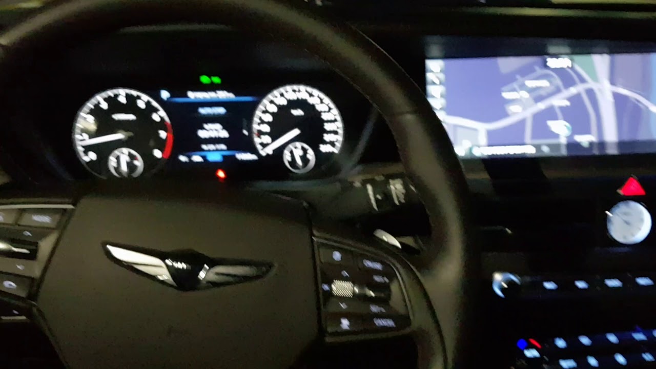 제네시스 G90 HI(3.3T) 웰컴 및 시동오프 동영상