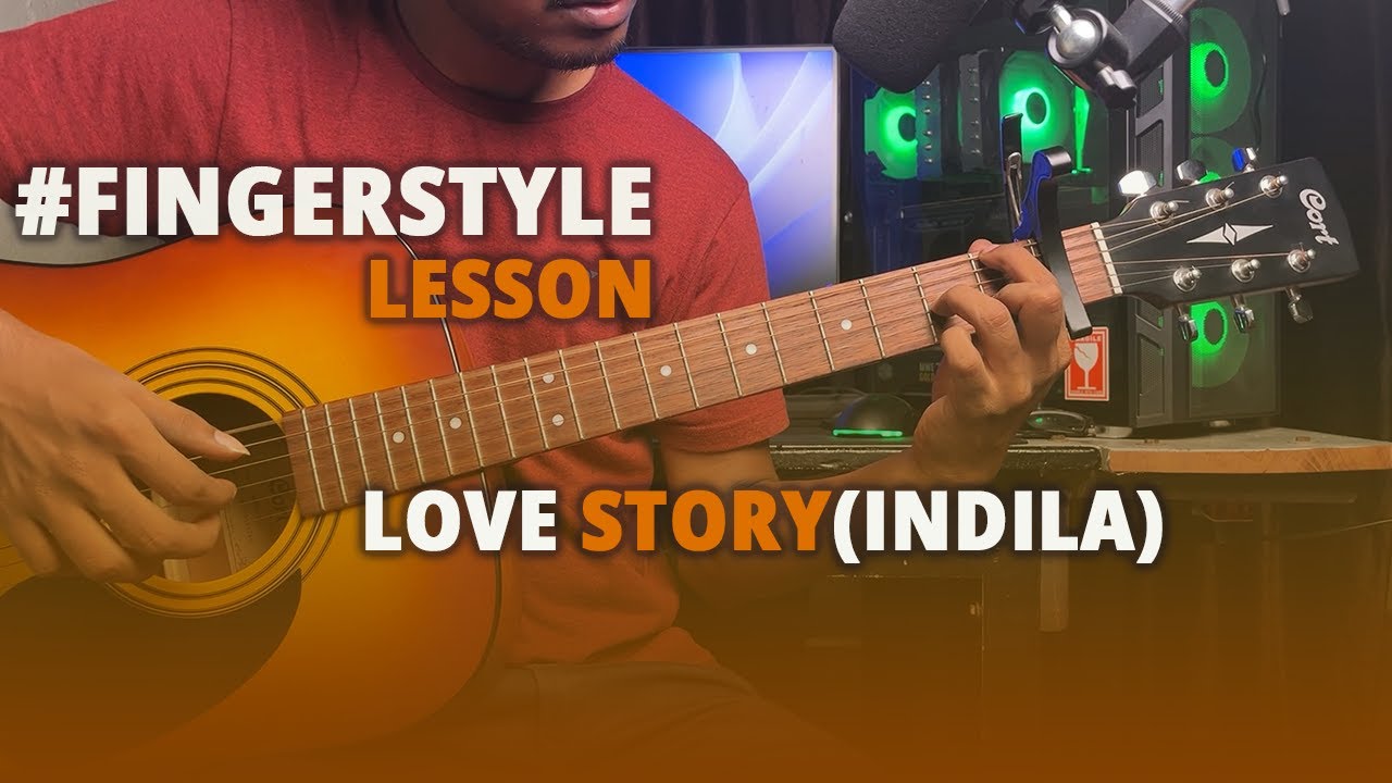 TABS | #fingerstyle  Tutorial | Love Story (INDILA) | #GuitarGameplay
