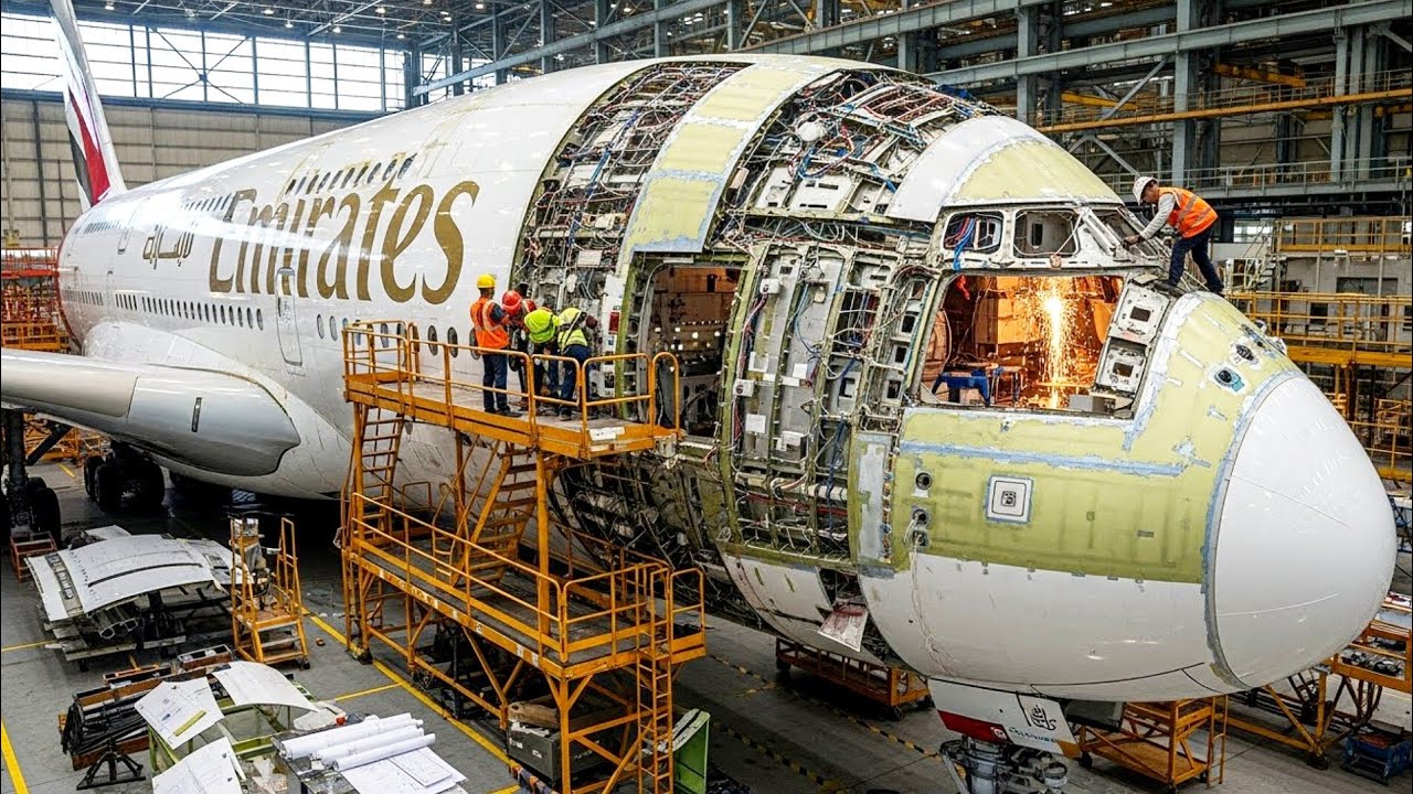 Inside Emirates' Secret Aircraft Manufacturing Factory