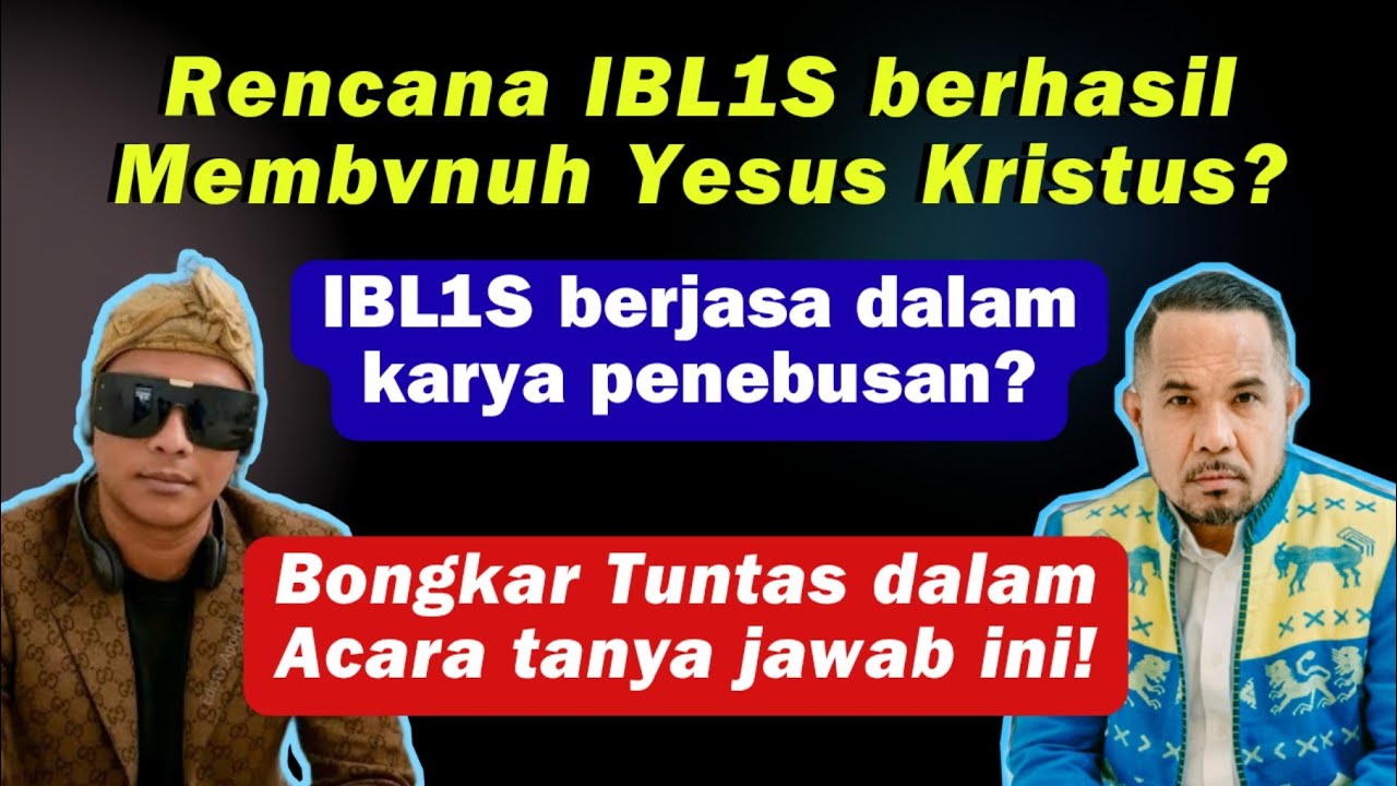 Tanya jawab bersama Pdt Mell Atock seputaran RENCANA  PENY4LIBAN TUHAN YESUS