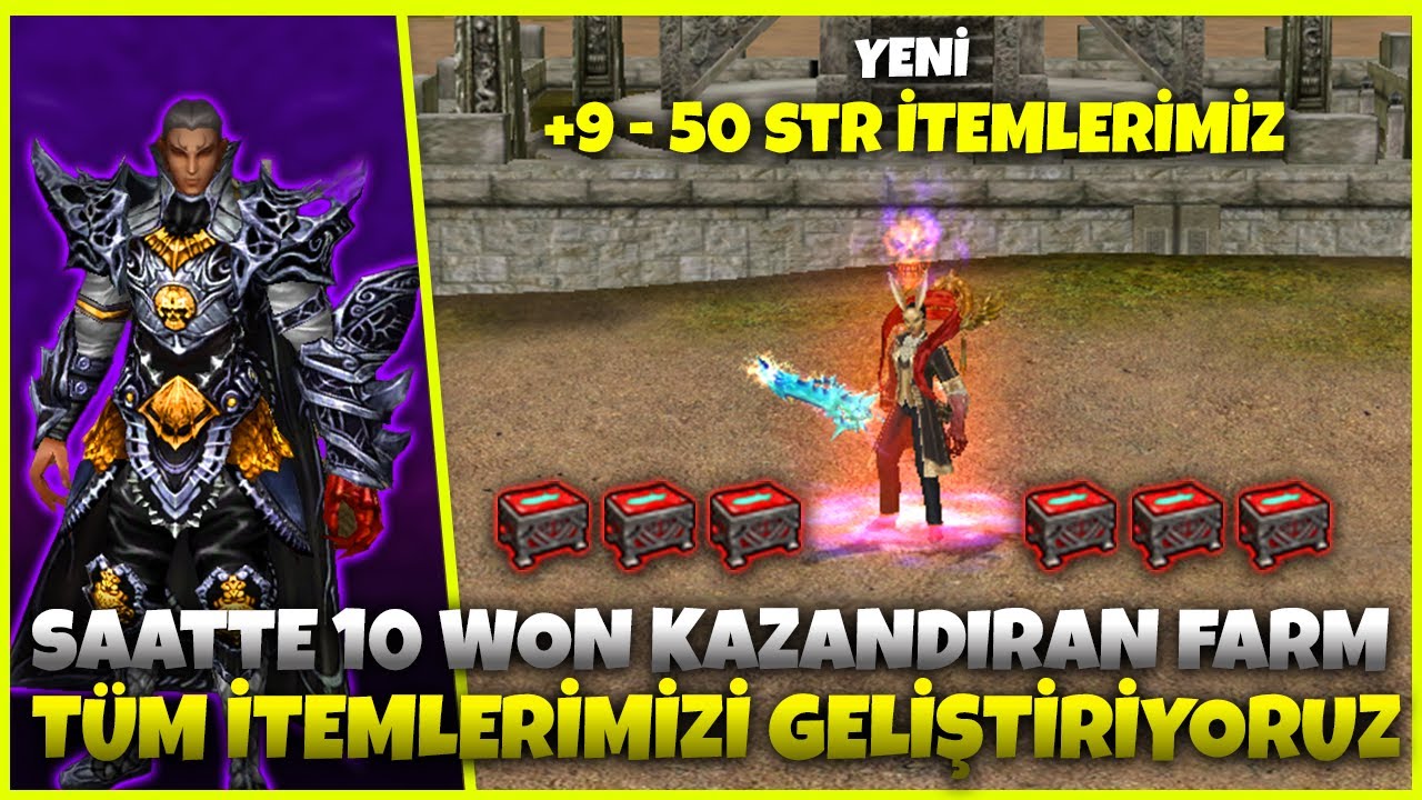 CANAVARLI ZIRHIMIZI SONUNDA ALDIK :D I YENİ 50 STR İTEMLERİMİZ I Metin2 TR [Ruby] Lucifer#22