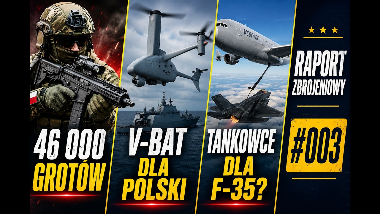 Umowa na GROT-y A3 podpisana! V-BAT i tankowce powietrzne dla Polski | Raport Zbrojeniowy #003