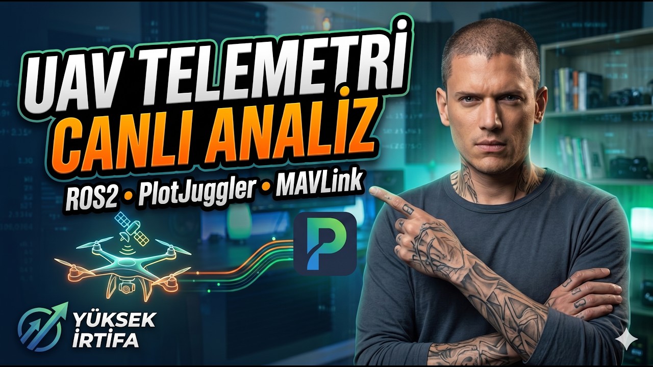 5- Aşama 3 - Telemetry Okuma, CSV Logger, ROS2 PlotJuggler Canlı Stream | Yüksek İrtifa