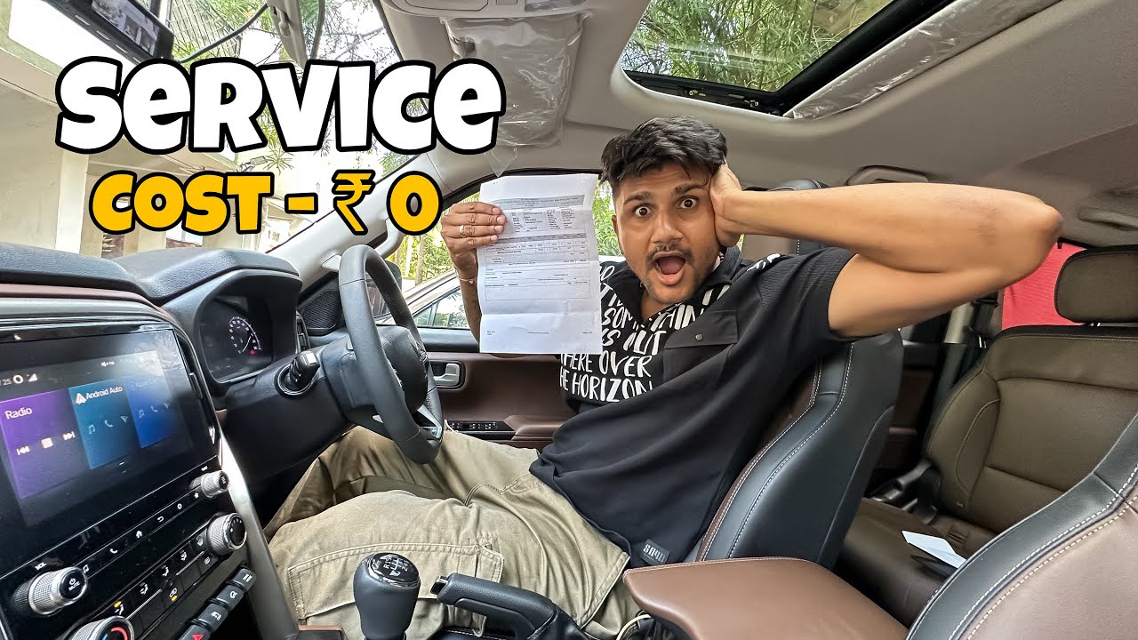 FIRST SERVICE Experience of SCORPIO N | Service COST ?