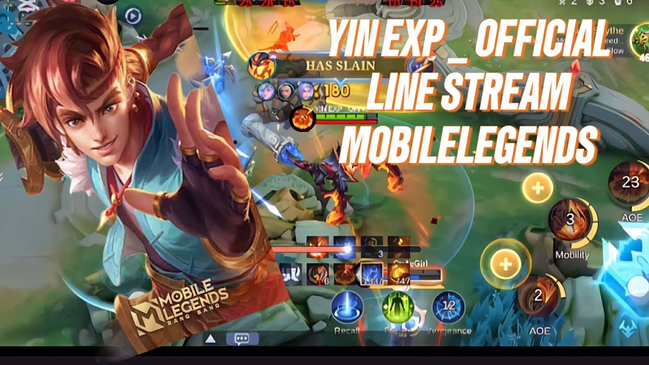 Yin Fighter/Assassin Live Stream [Mobile Legends].