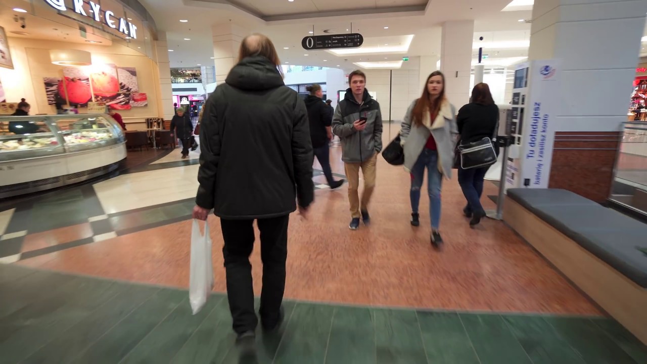 Poland, Warsaw, Arkadia shopping mall, 17X escalator, 2X elevator