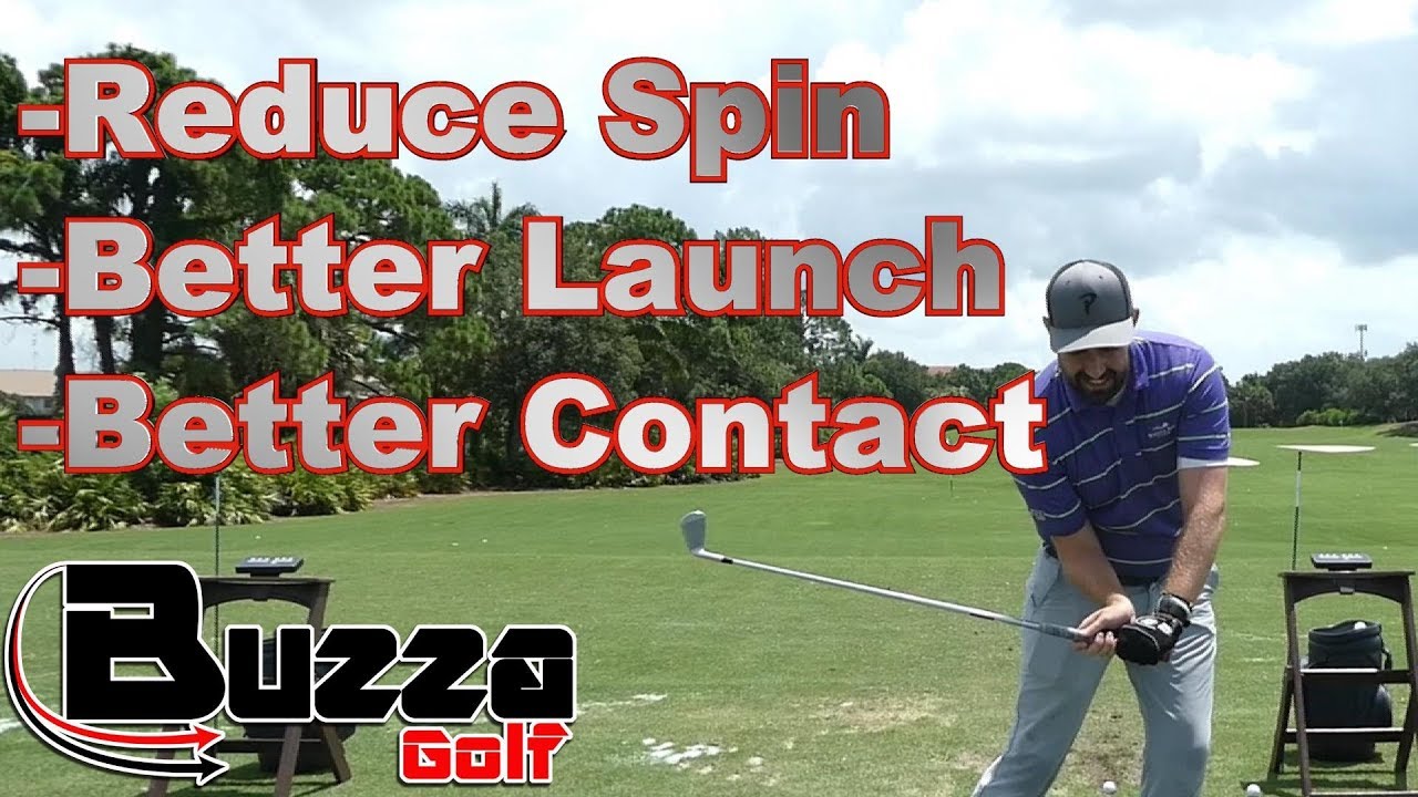 REDUCE SPIN WITH YOUR IRONS (Handle First Drill)