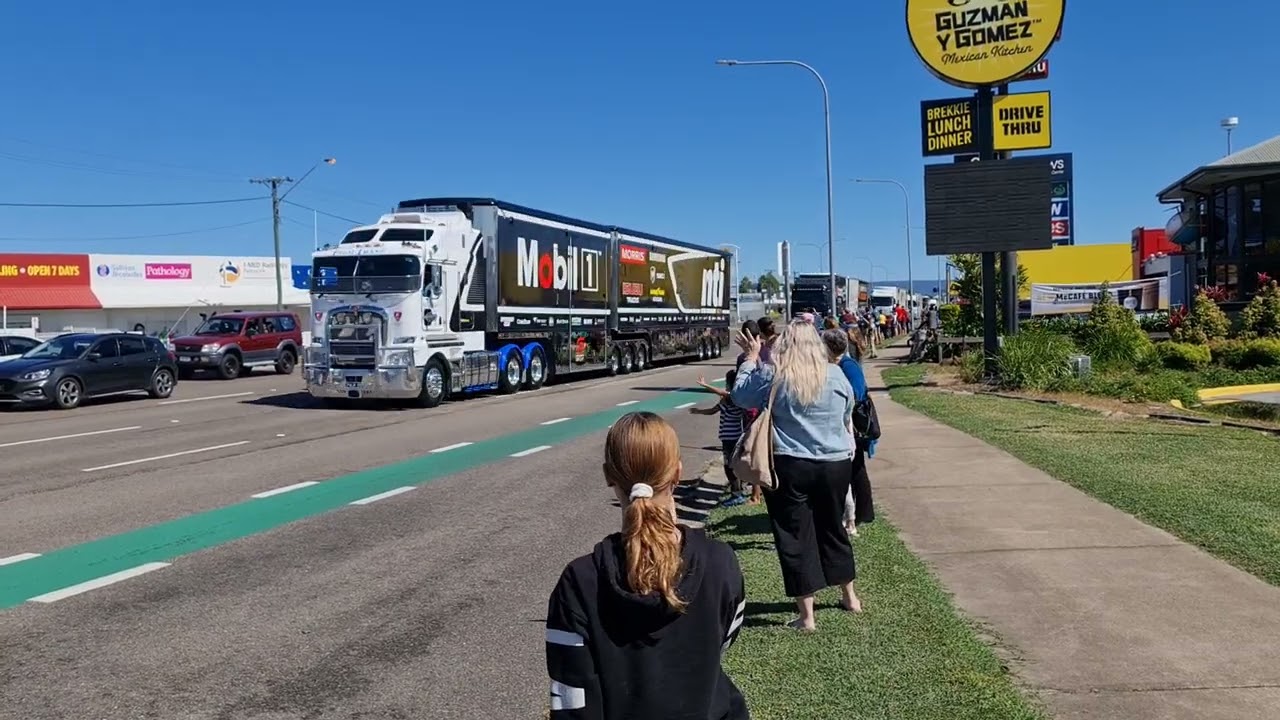 2022 NTI Townsville V8 Supercar transporter parade