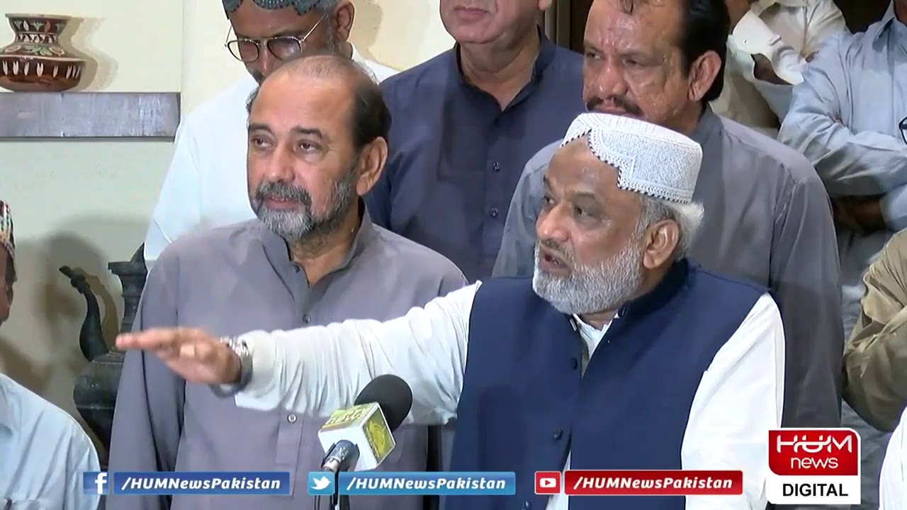 ارباب غلام رحیم کی میڈیا سے گفتگو