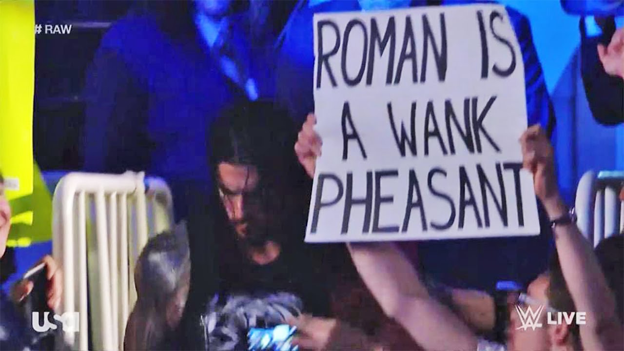 10 Wrestling Signs That Would Get You In Serious Trouble