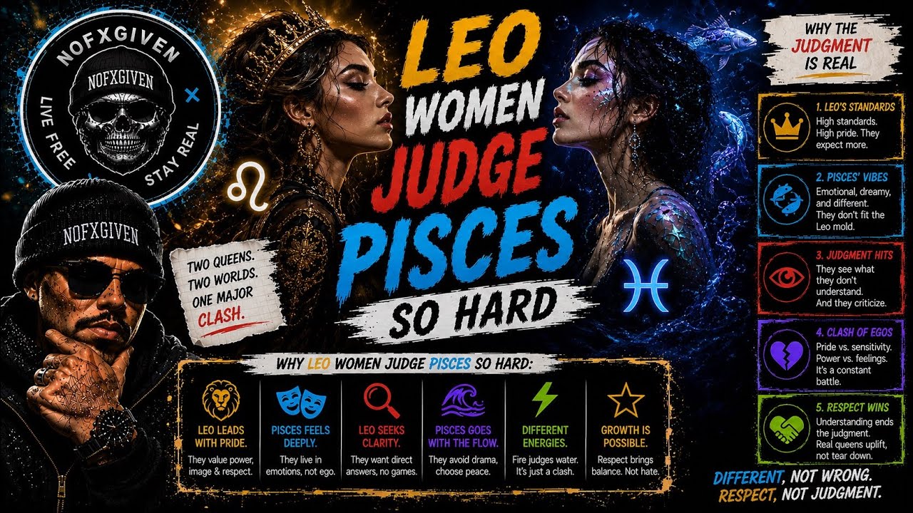 Why Leo Women Can be judgmental VS Pisces’  Illusions