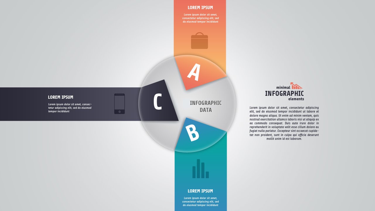 Photoshop Tutorial Graphic Design Minimal Infographic