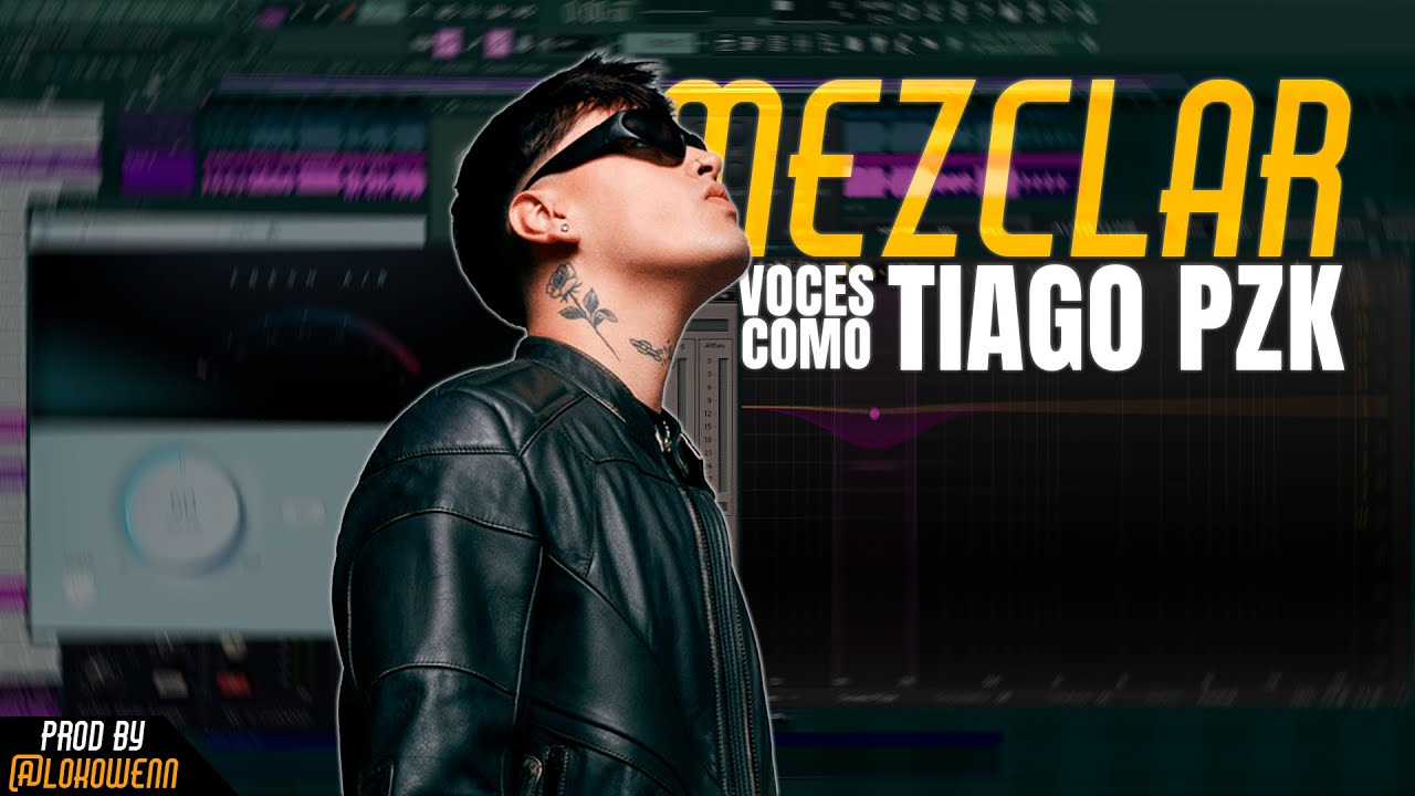 MEZCLA de VOCES PROFESIONALES como TIAGO PZK 