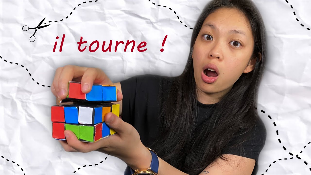 J'ai fait un Rubik's Cube en Papier (et il tourne !)