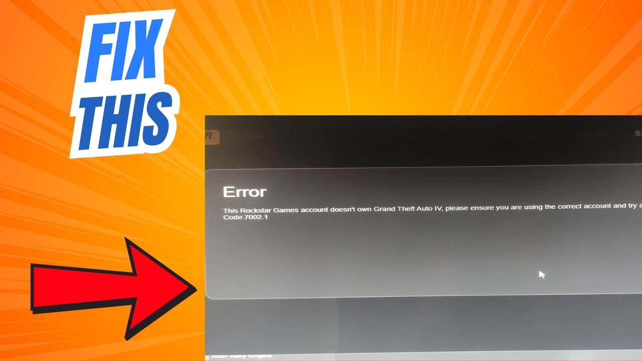 Как исправить ошибку «Эта учётная запись Rockstar Games не владеет Grand Theft Auto V Enhanced»