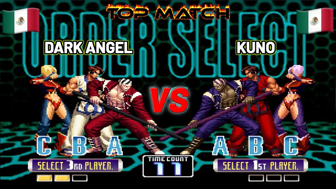 Batalla Épica de los Mejores de México DARK ANGEL vs KUNO  KOF 2002