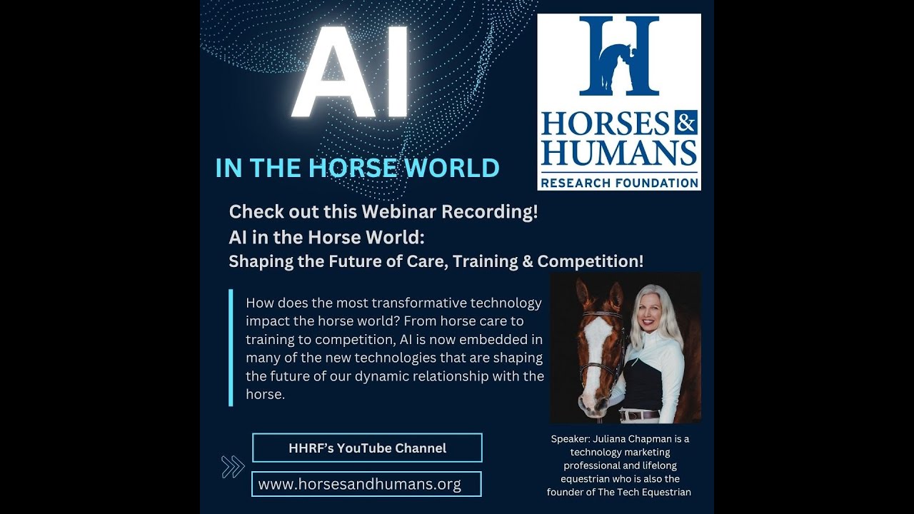 August 2025 Webinar - AI in the Horse World