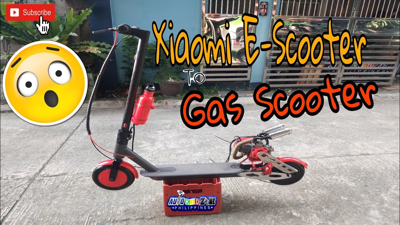 Xiaomi Electric Scooter To Gas Scooter (DIY)