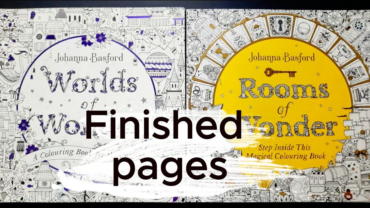 Finished Pages - Worlds and Rooms of Wonder - Johanna Basford