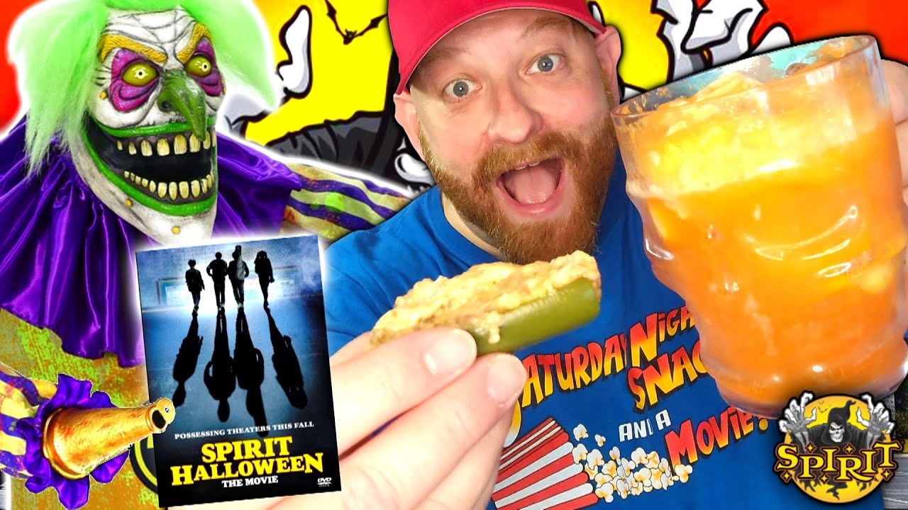 SPIRIT HALLOWEEN THE MOVIE with HOT NOZZLES and SPOOKY SODA ! SATURDAY NIGHT SNACK AND A MOVIE