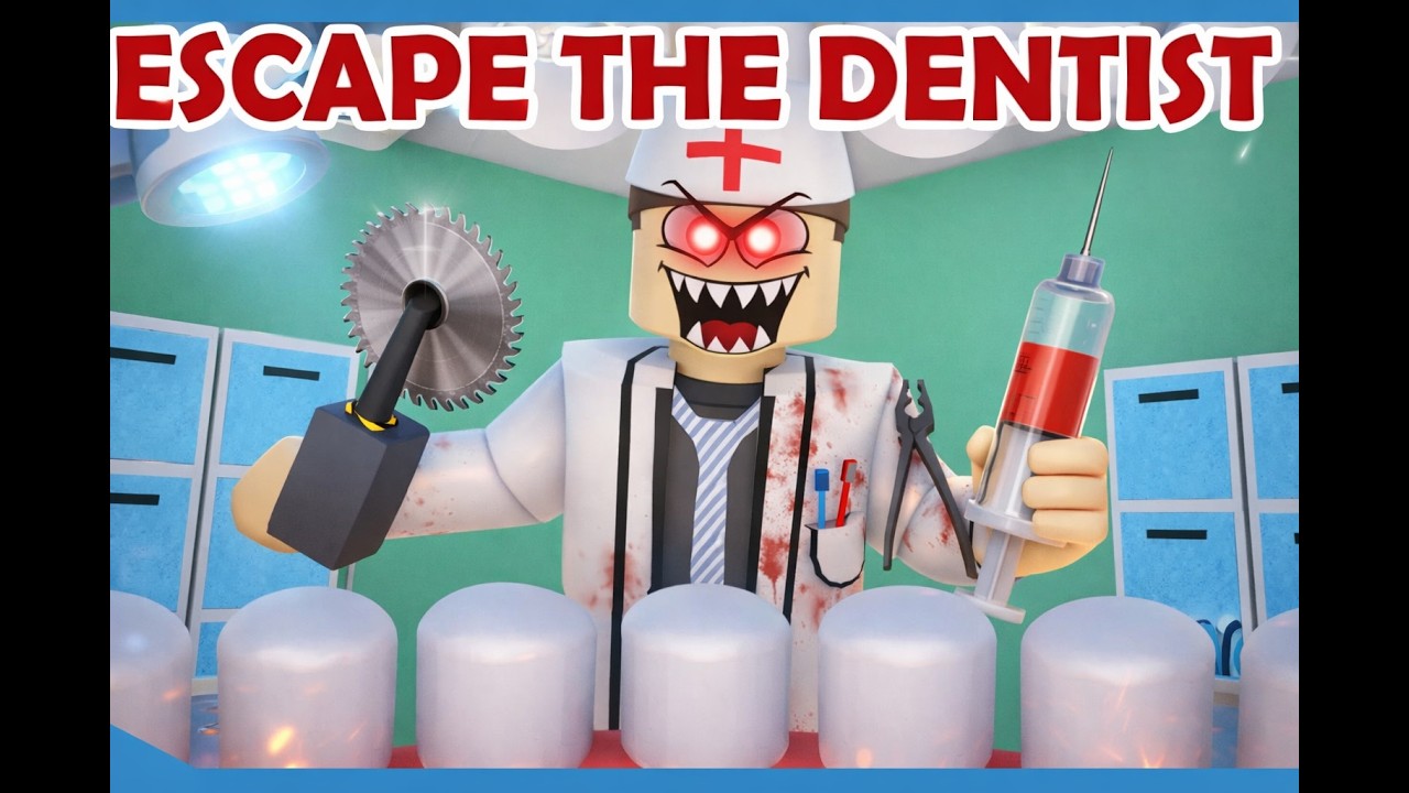 Escape The Dentist Obby! FULL ESCAPE with My Bro — Roblox Adventure